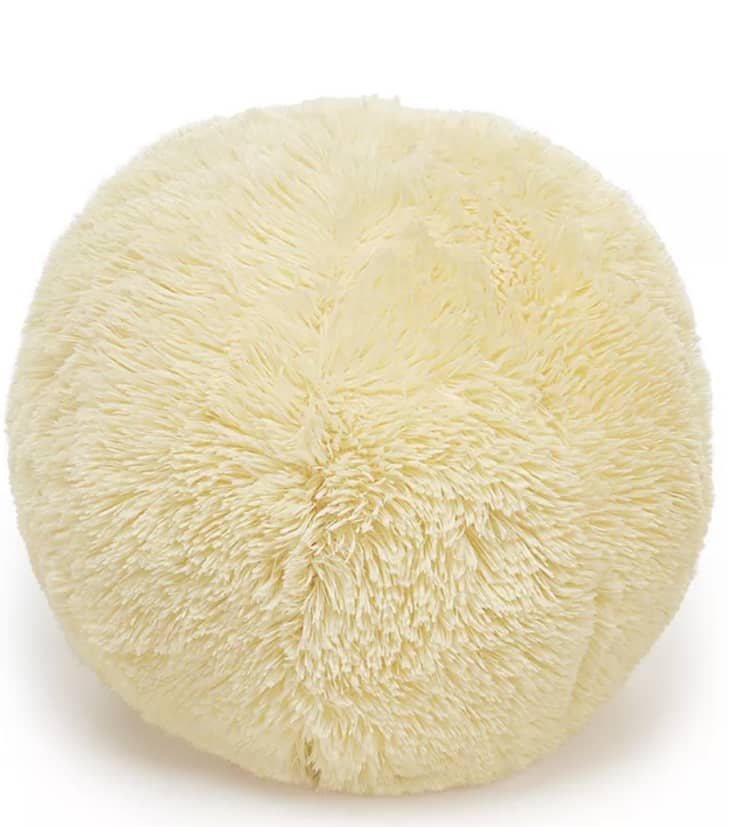 Faux fur hotsell ball pillow